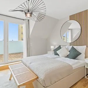 Stylish - 3 Min To U1 Kagraner Platz Apartamento